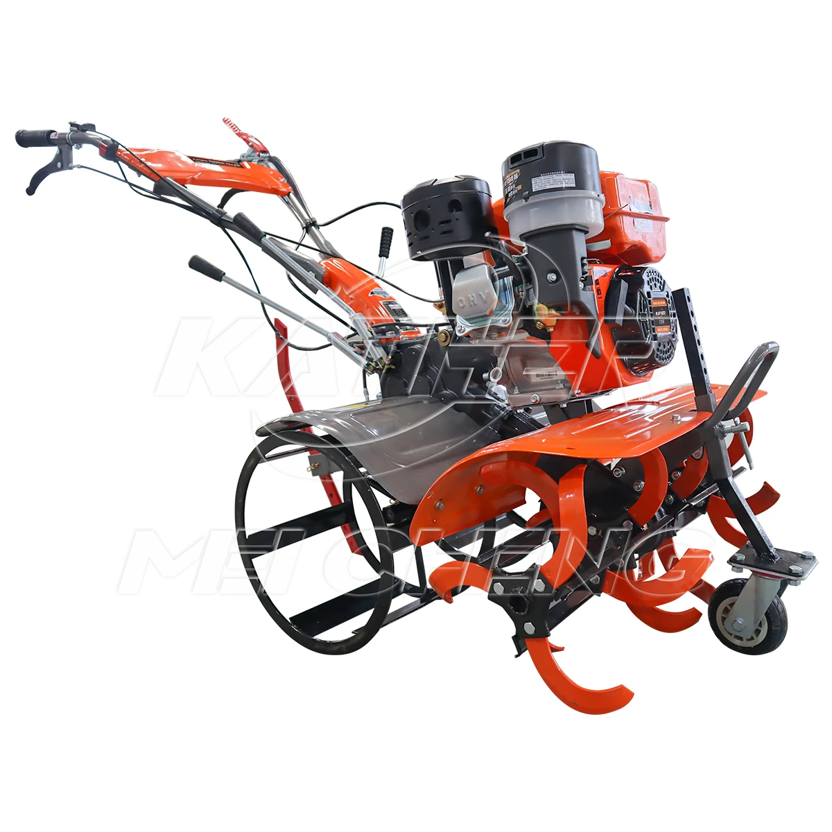 Čínská továrna 4WD farmářský stroj benzinový motor 170F rotační kultivátor 7k 9k zahradní hluboké orání rotační kultivátor kultivátor na zádech