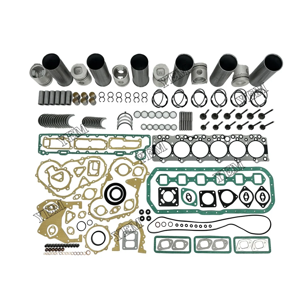 For Isuzu 6BB1 Overhaul Kit Aftermarket Engine Spare Parts 6