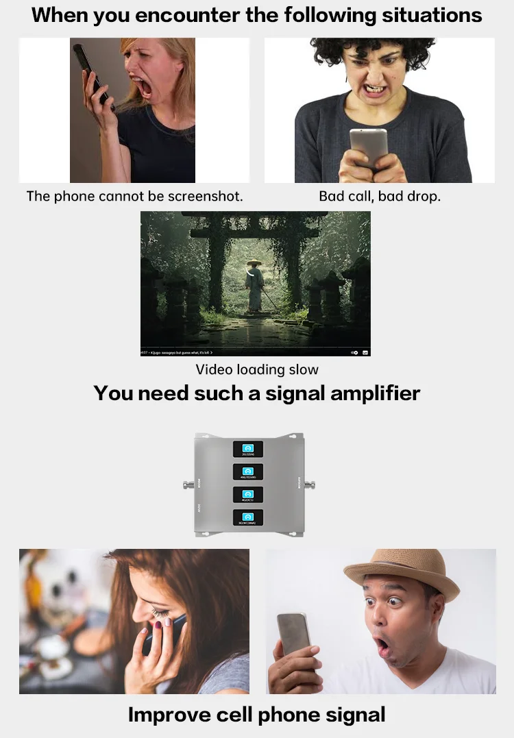 GSM DCS dual band indoor signal repeater from china Manufacture mobile signal booster 3g 4g lte amplifier