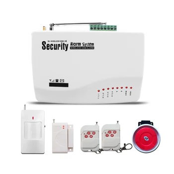 433MHz GSM Wireless Home Security Alarm System Burglar Intrusion Detector with Remote Control for House Security Alarm Systems