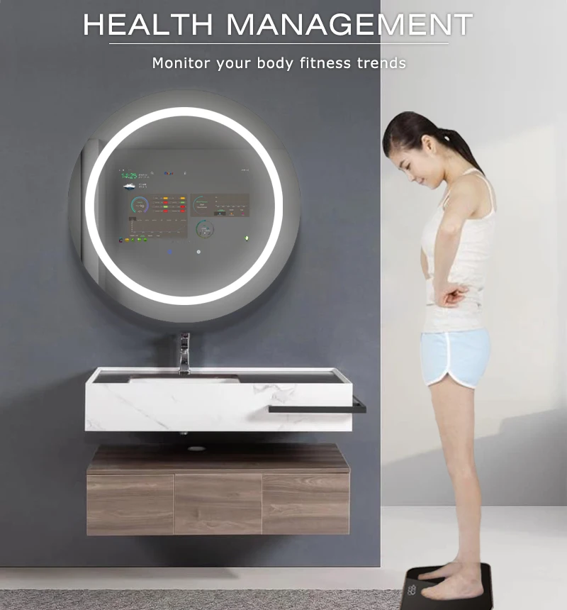 Stanhom Wall Wifi Alexa Android Touch Screen Led Smart Mirror Buy