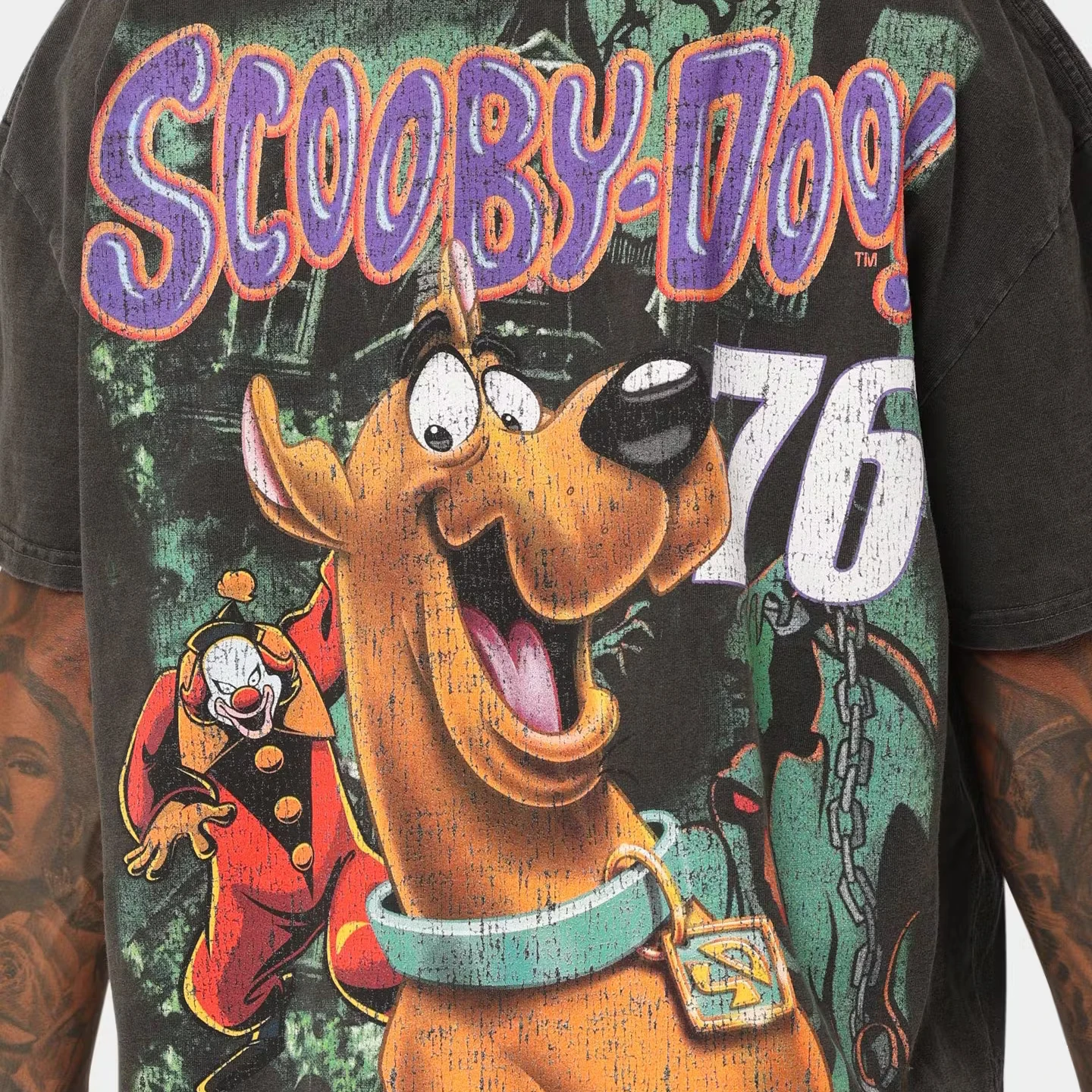 Wholesale Mens Vintage T Shirt Custom Graphic Tee Shirt Hip Hop Vintage