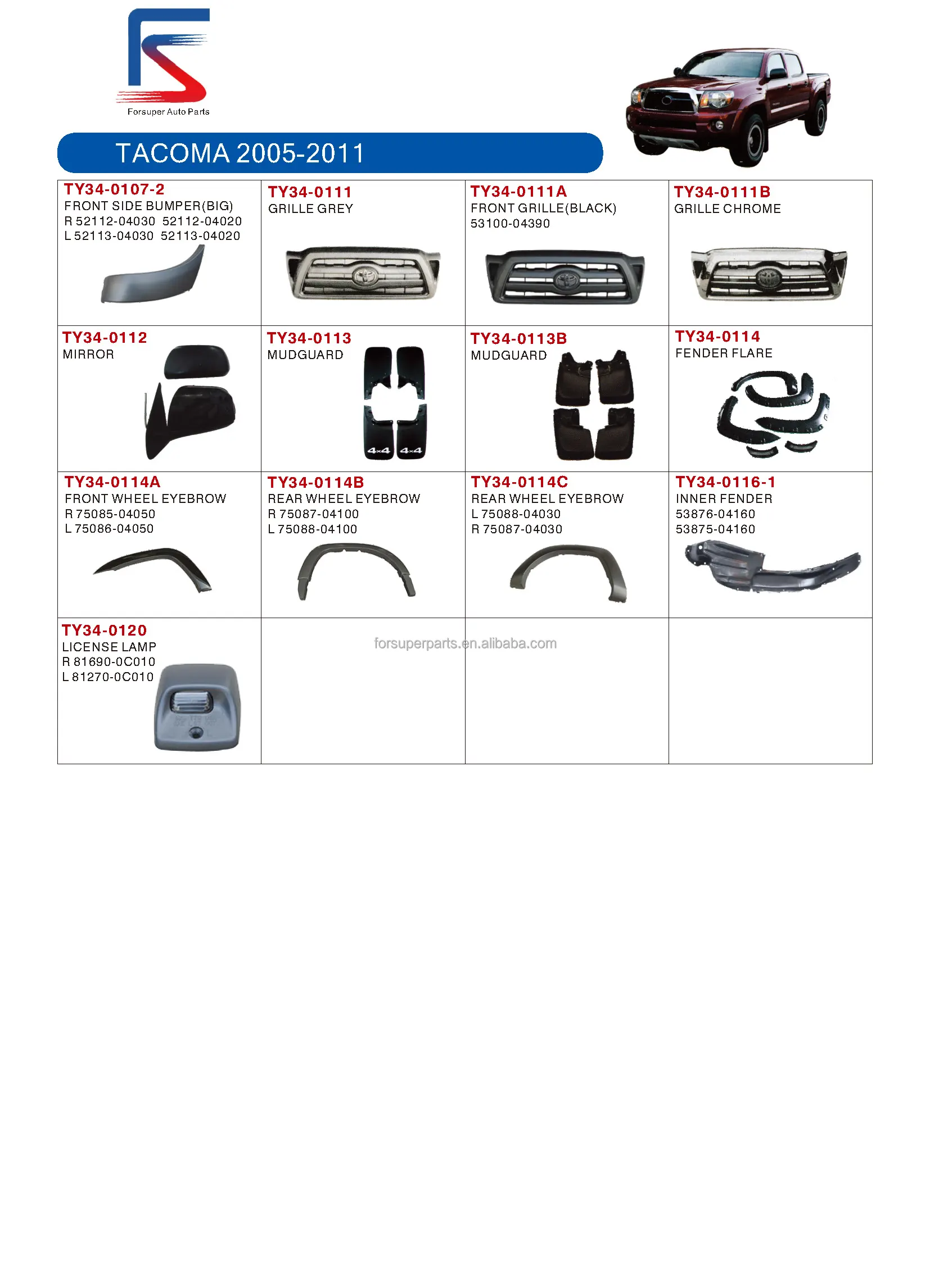 Front Bumper For Toyota 20052011 Auto Parts Buy Front