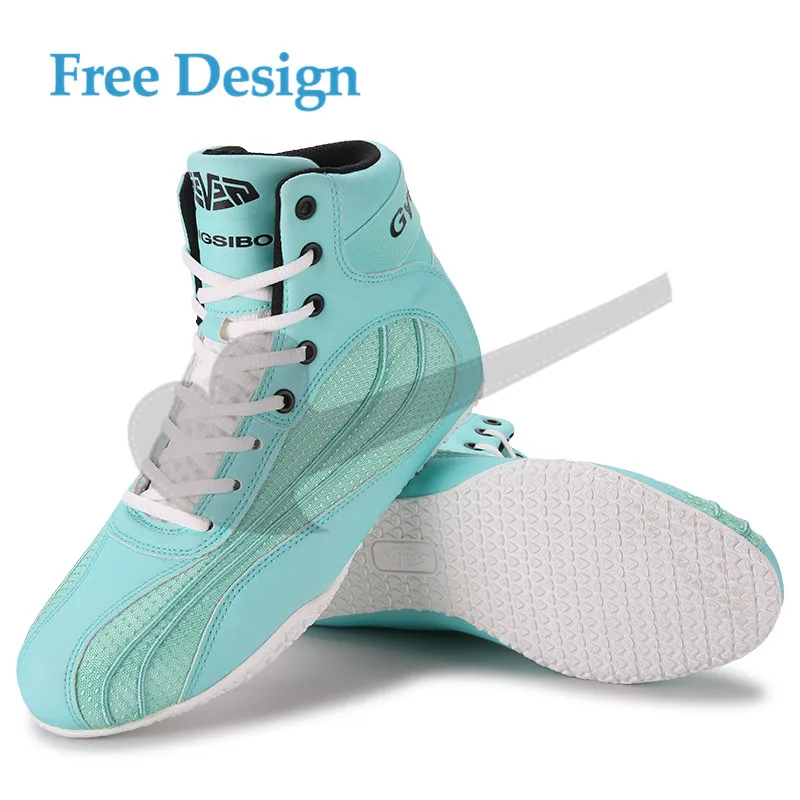 Оптовая продажа, профессиональная боксерская обувь для борьбы, тренировочные ботинки, спортивные кроссовки