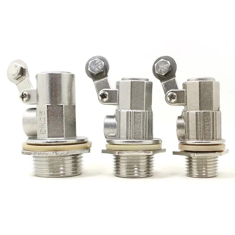 QWORK 1/2 Inch NPT Stainless Steel Ball Valve, 4 Pack Standard Port For Water, Oil, And Gas