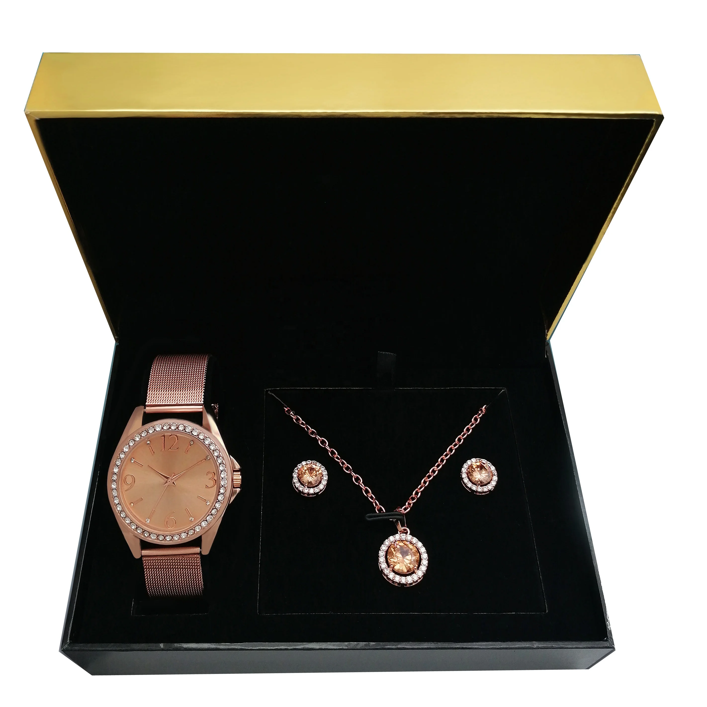 rose gold plated watch