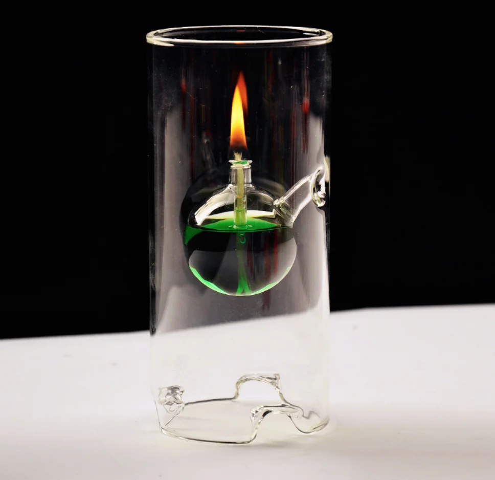 glass cylinder oil lamp