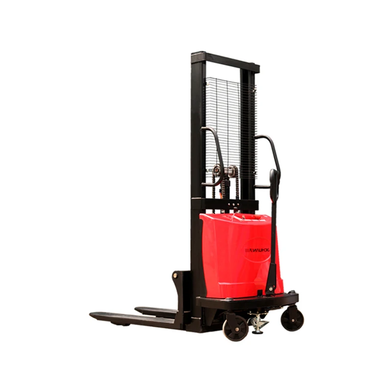 2ton 3m Semi-electric pallet stacker improve the wear resistance and smoothness electric pallet stacker China factory