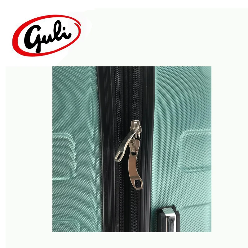 New Design Mint Green Colourful Customized  Luggage Hardside Expanded Wear-resistant ABS  Trolley Luggage Suitcase Set