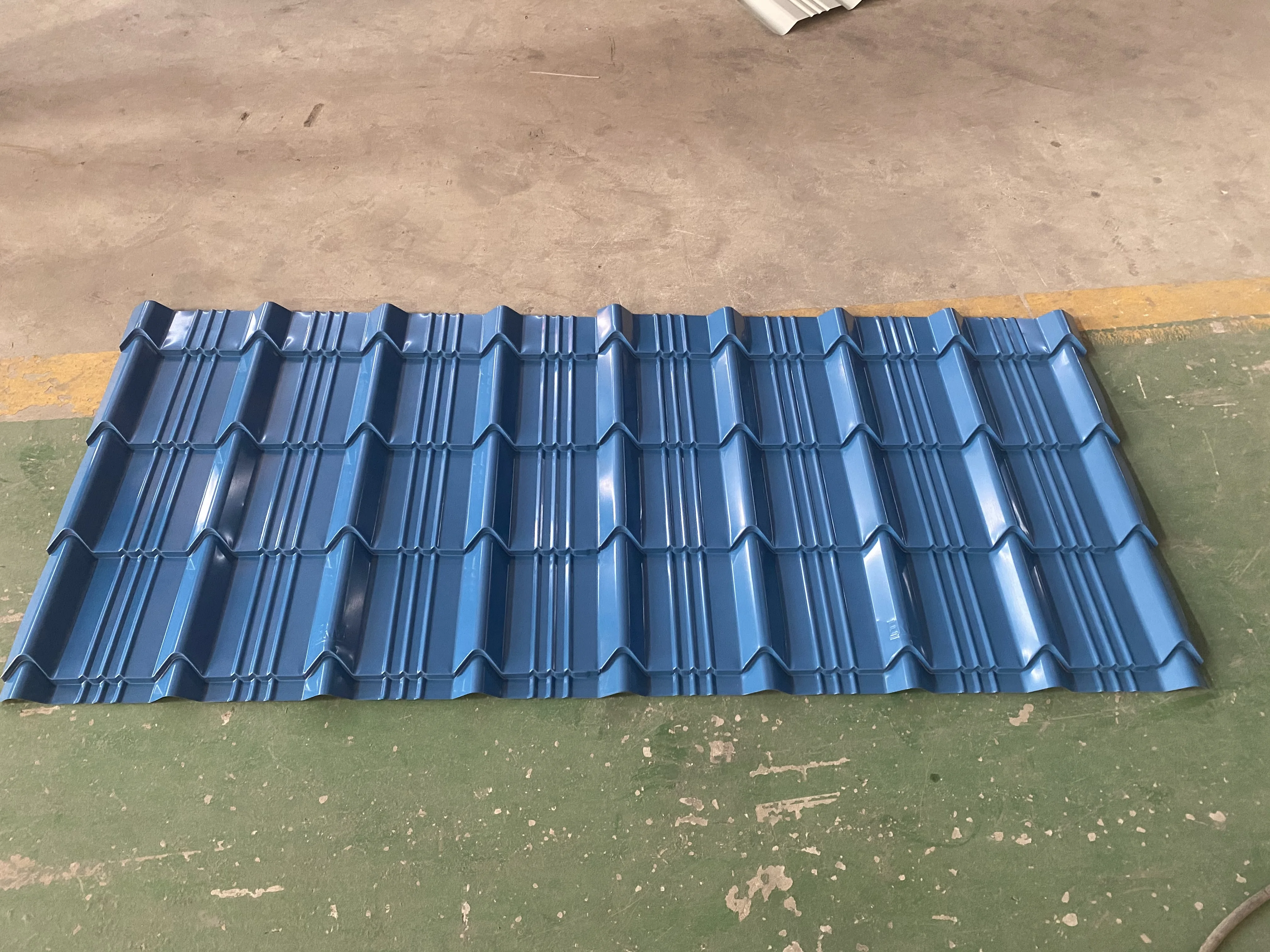 Metal steel box profile brick tile mabati double layer roof forming machine for Kenya market