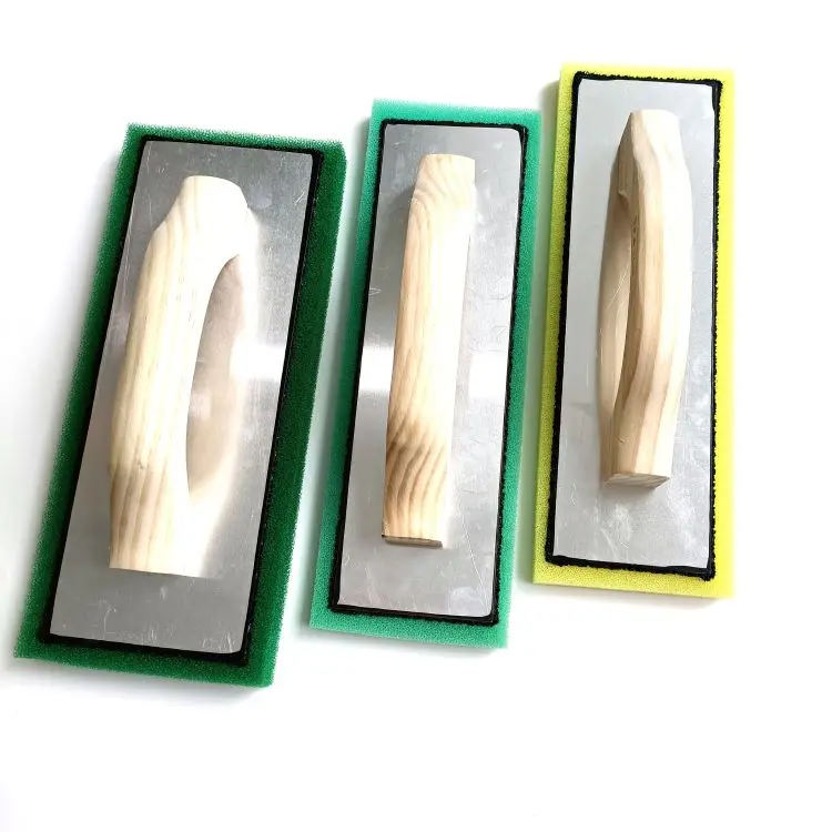 4x12" 5x12" Green Sponge Eva Rubber Foam Trowel Float Plastering Trowel For Construction Use