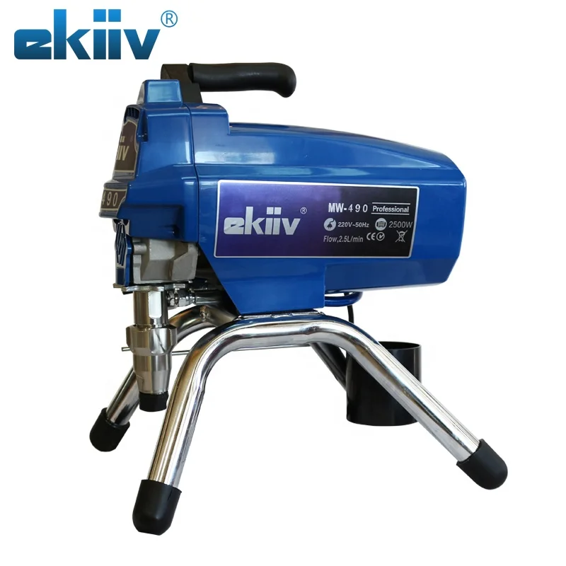 High Efficiency EKIIV 3.5L 3L 2.5L 2.7L 395 495 595 Large Flow Electric 220V 110V Airless Paint Sprayer with Piston Pump