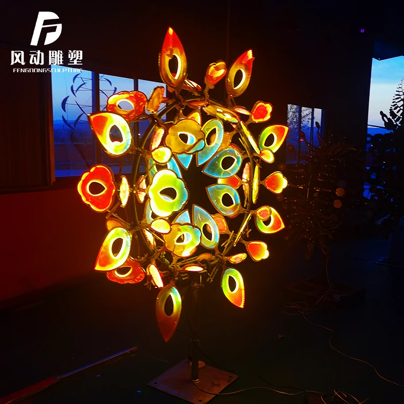 Zen Garden Spinner Wind Sculpture Magic Metal Sculpture