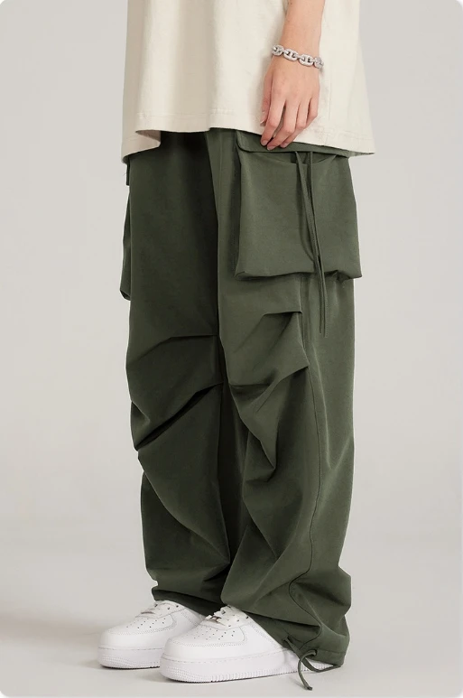 スラックスwide buggy pants Y2k XXL XS-XXL Fashion Workout Street