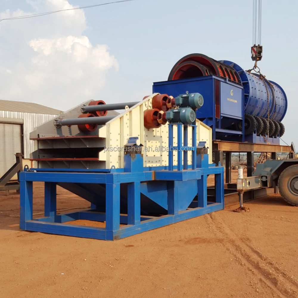 Small Scale Gold Mining Equipment 40 Mt Gold and Diamond Washing Plant