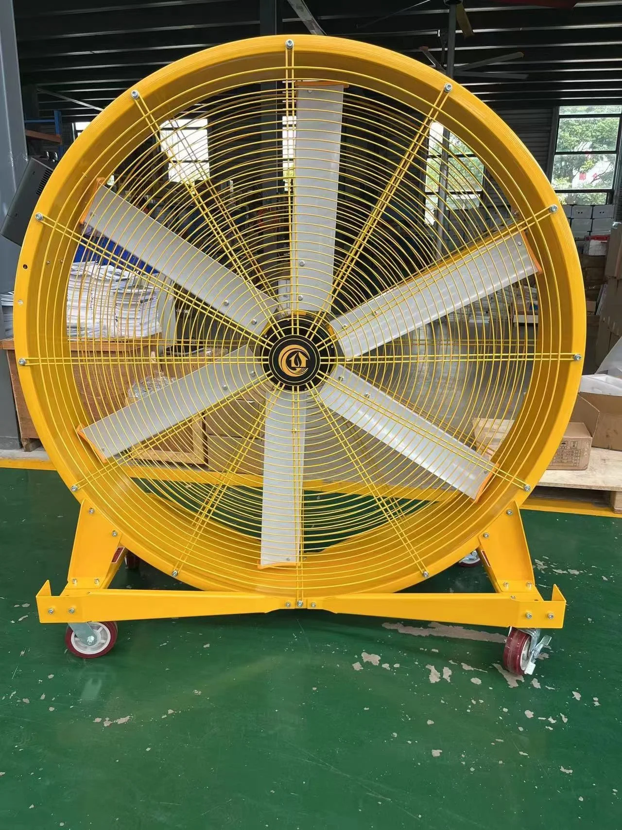 1500mm High Velocity Industrial Pedestal Fan Cooling Efficiency