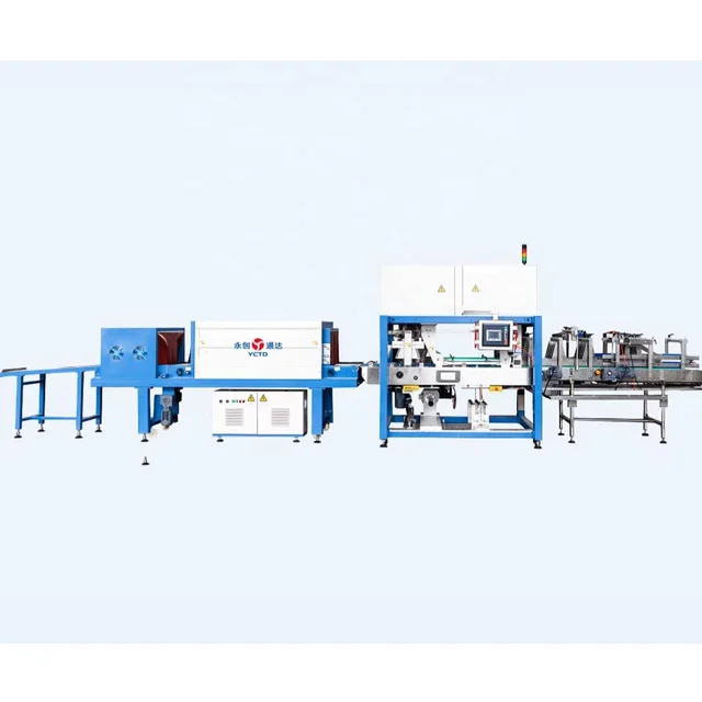 YCTD Electric Automatic Heat Shrink Packing Machine for Plastic Juice Bottles Cans New Technology Beverage Application