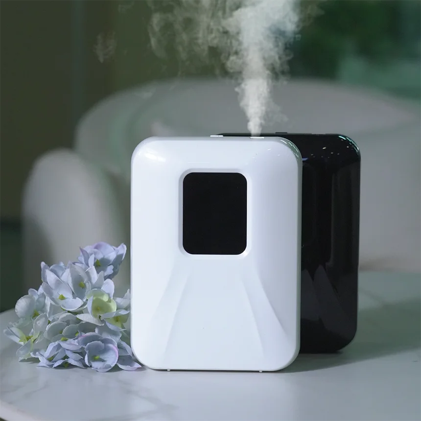 CNUS X2mini Battery Operated Wall Mount Scent Diffuser Automatic Spray Fragrance Machine 200cbm 700sq.ft