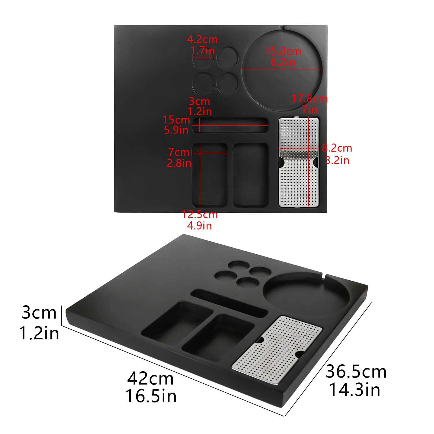 Hotel Electric Kettle Service Tray Set for Guest Room Kettle With Tray K Cup Coffee Pod Storage Tray