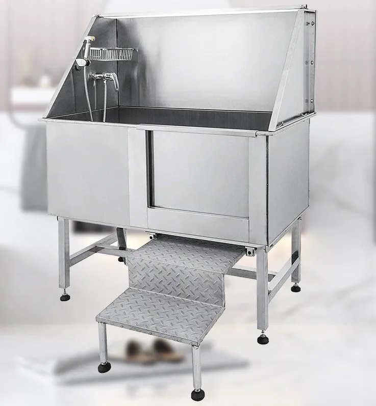 Stainless Steel 304 Professional Durable Pet Dog Spa Bathtub Bubble