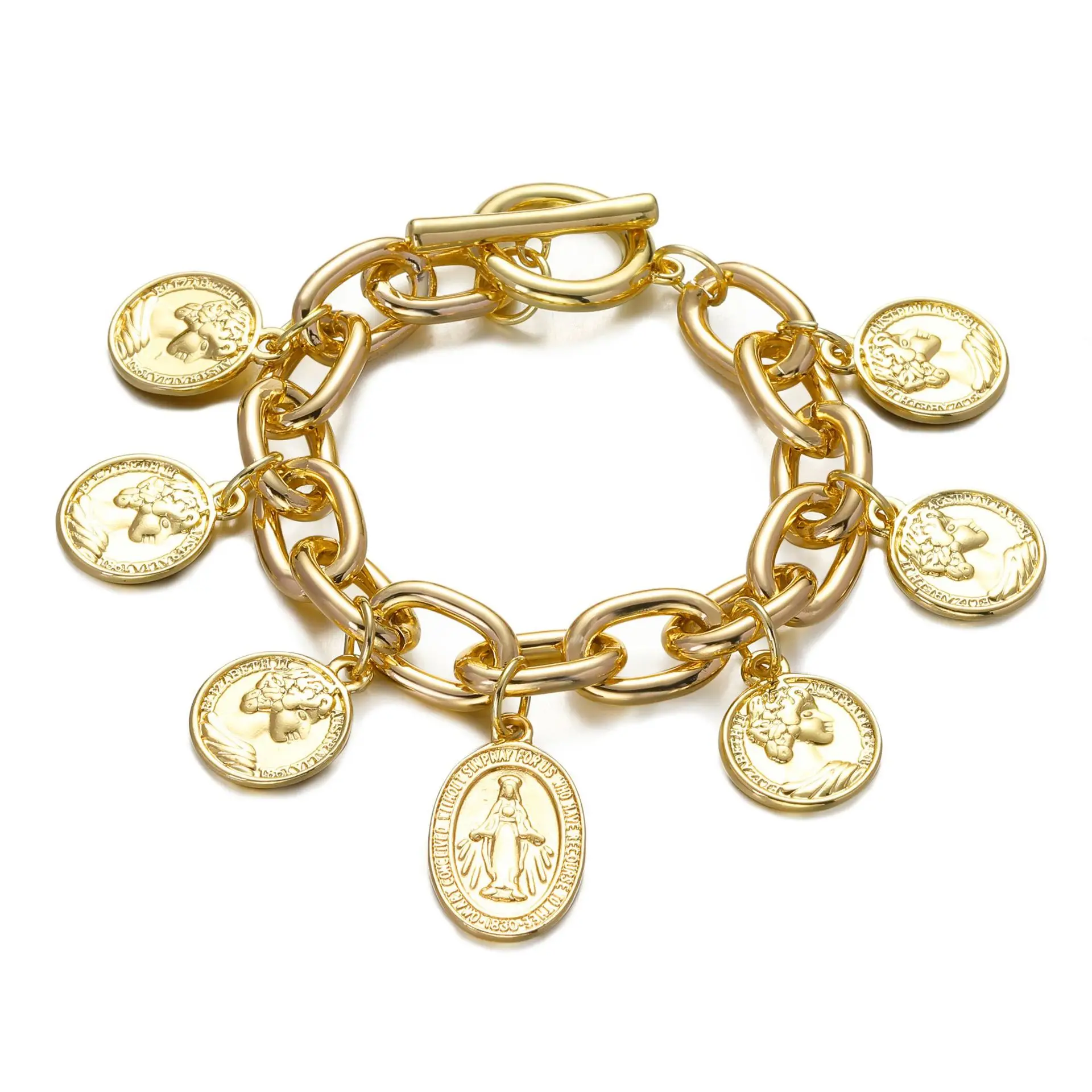 We buy gold charm bracelets.
