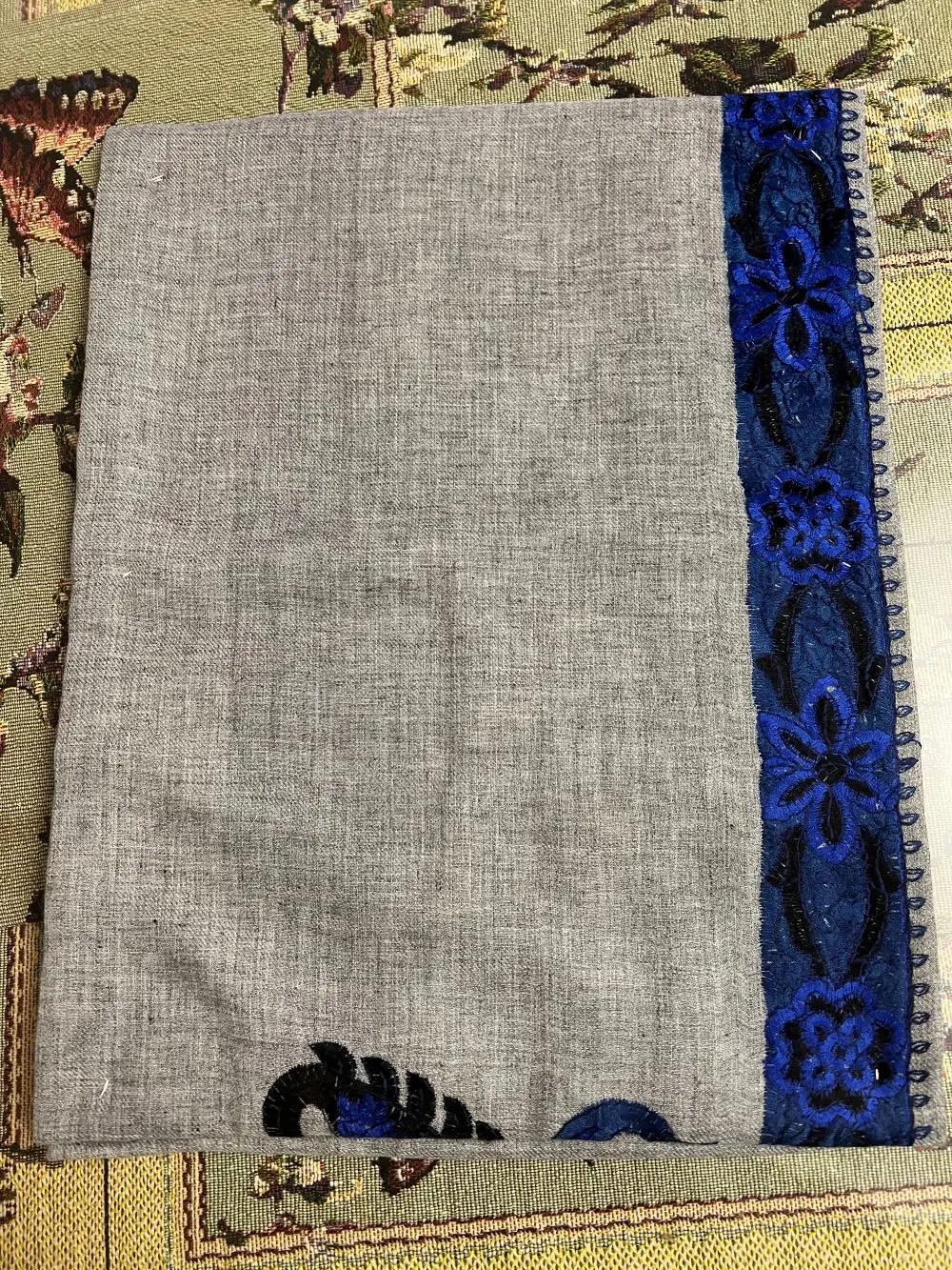 Professional Factory Saudi Qatar 100 Cotton Shenmagh Sulam Embroidery