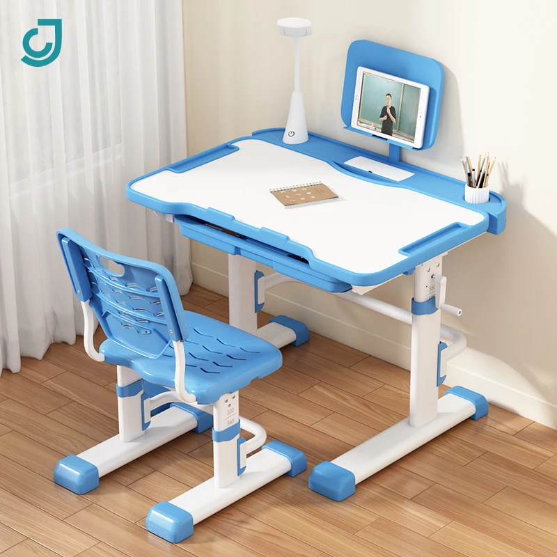 Folding Smart Study Table and Chair Set Can Accommodate Students or Children