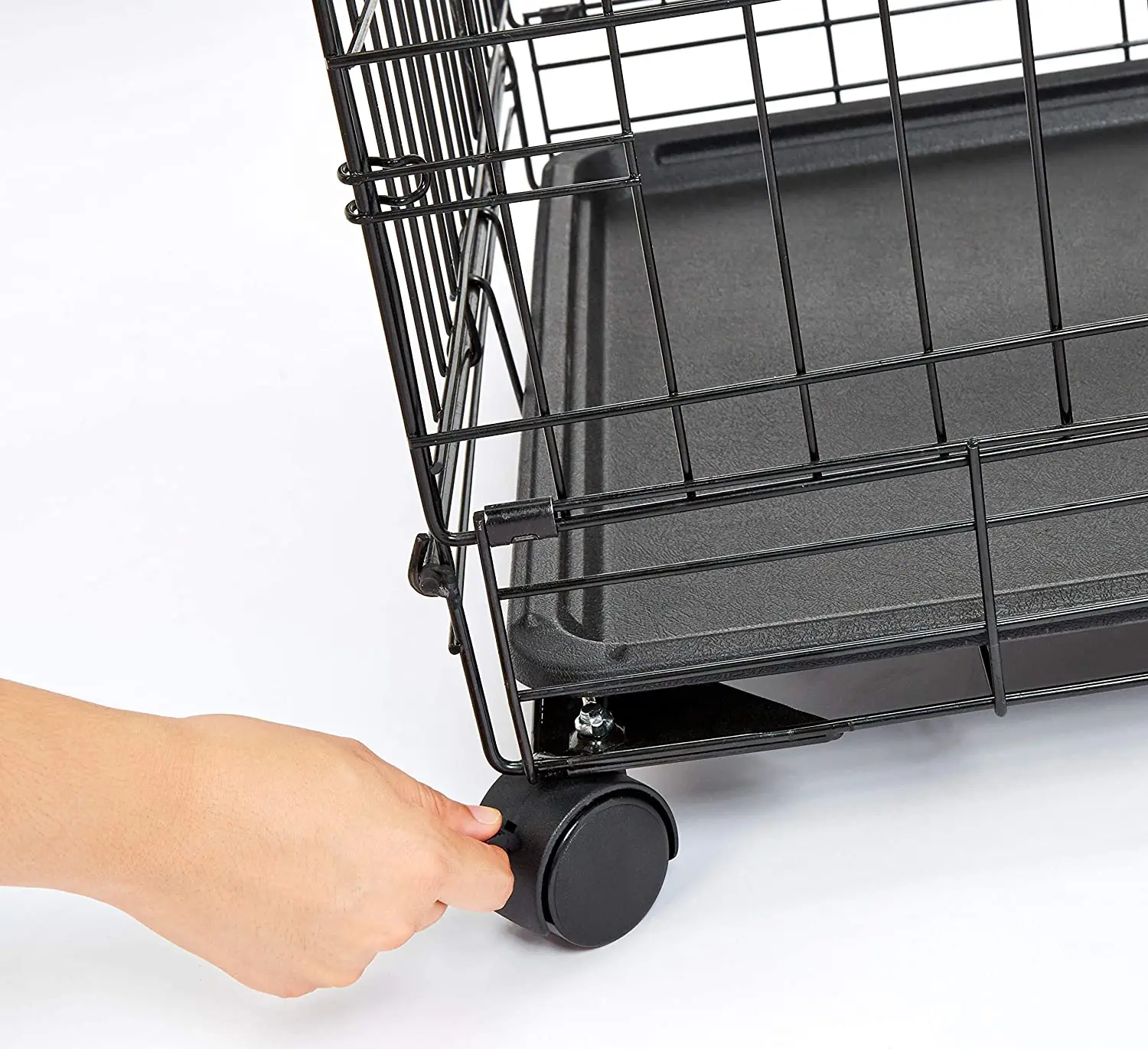 Factory Price 3-Tier Metal Wire Pet Crate Large Breeding Cat Cage Playpen with Drawer Plastic Tray Simple Style Box Packing
