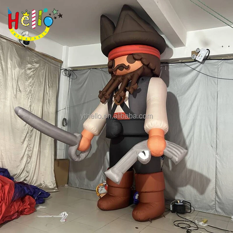 Best Design Inflatable Cartoon Charater Model Inflatable Pirate With ...