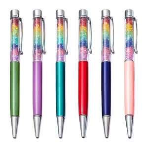 New Colorful Metal Ballpoint Pen Crystal Pen Animal Design Printable Custom logo for Business Promotional and Education