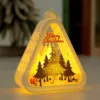 Triangular lights - White Christmas tree