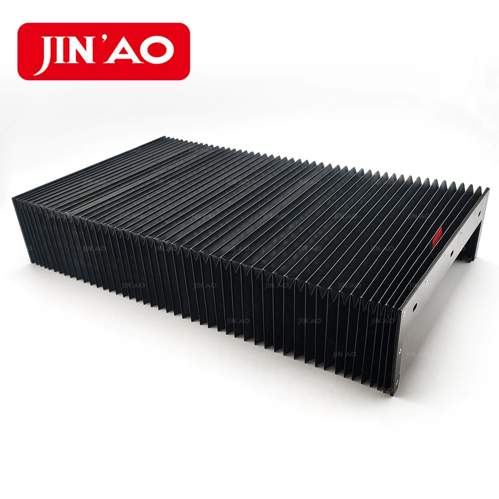 Telescopic Flexible Cnc Machine Guard Nomex Or Pvc Accordion Shield