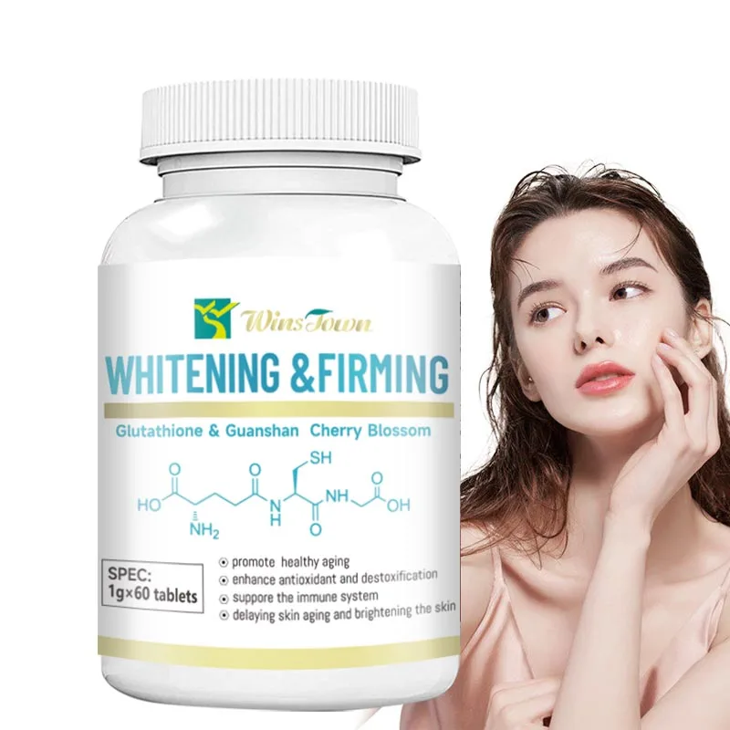 Comprims de collagne organique et de L-glutathion Wins Town, meilleur  blanchiment rapide de la peau, claircissement du visage, pilules  anti-taches pour peaux noires| Alibaba.com