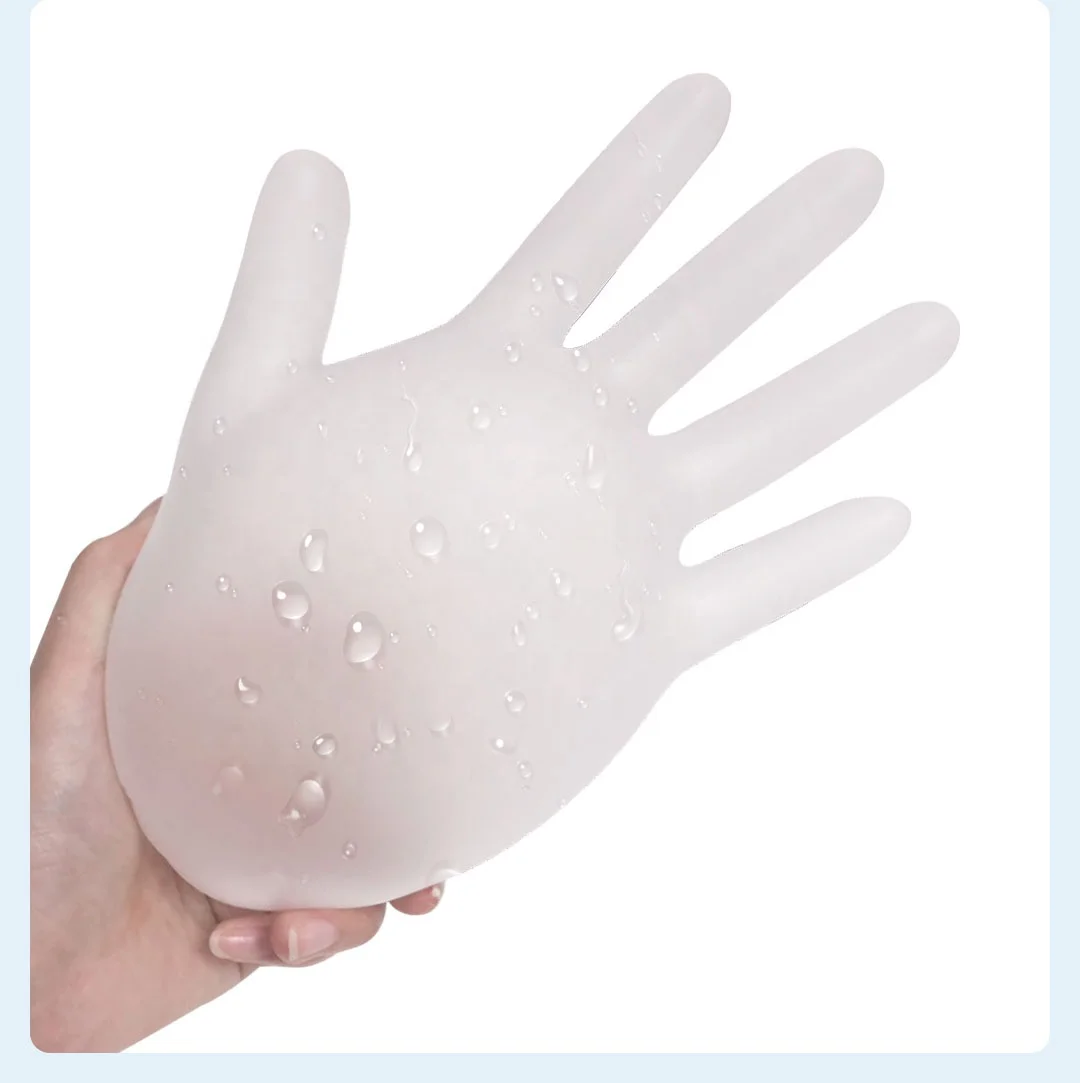 Нескользящие перчатки для мытья рук домашняя уборка желтая перчатка