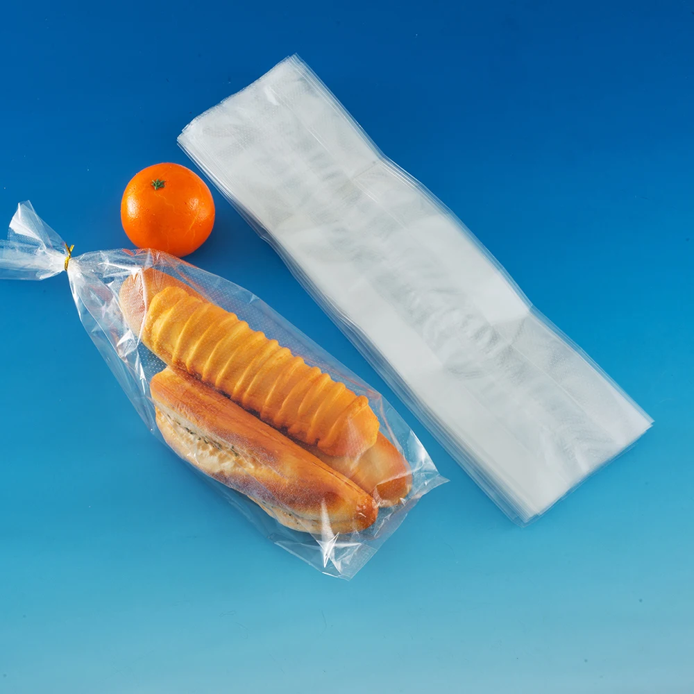 recycled food contact bag packaging plastic bag with side gusset