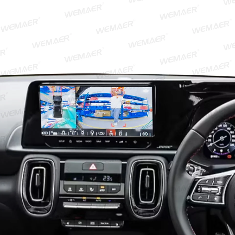 Wemaer 360 Degree Bird View System 4CH Camera Car DVR 2D/3D Surrounding View Car Camera System for Kia Carens Sonet Syros Seltos