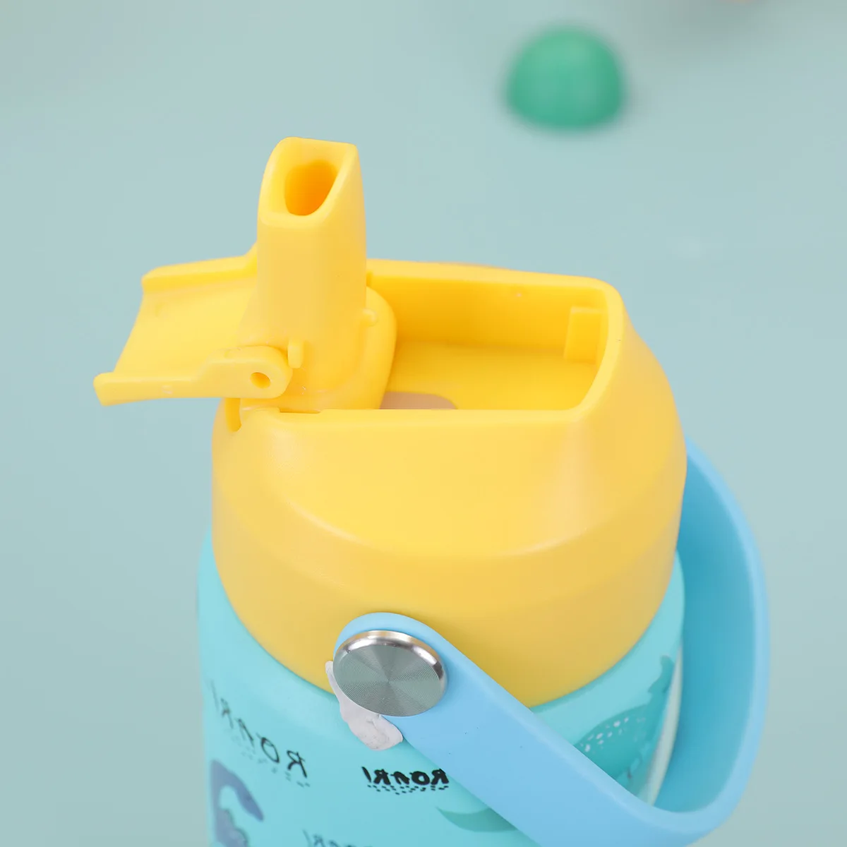 School Water Bottle 500ml Vacuum Flask Big Mouth for Double-wall 304 Stainless Steel Durable Leakproof BPA Free 12-24hr