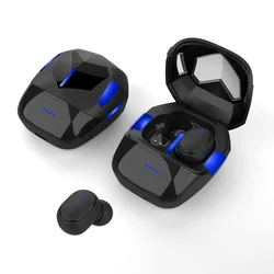 Игровые наушники TWS со светодиодным дисплеем и низкой задержкой игровые bluetooth BT 5 0