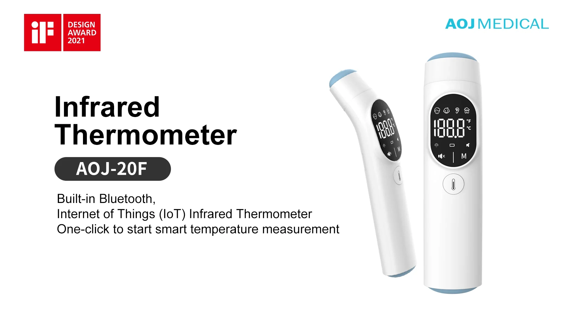 Wireless Notouch Baby Ear Thermometer Digital Infrared Fever