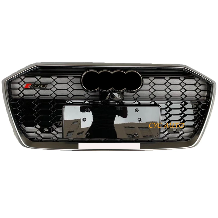 A6 C8 Front Bumper Grille Modification RS6 Grille for Audi A6 Grille Radiator 2019 2020