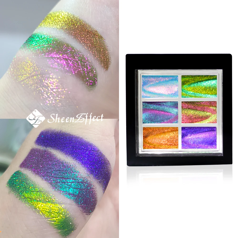 Makeup In Bulk Long Lasting Multichrome Eyeshadow High Pigment Shimmer Pressed Eyeshadow Best