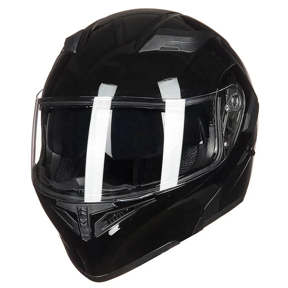 ILM Motorcycle Helmet Dual Visor Flip up Modular DOT Colors