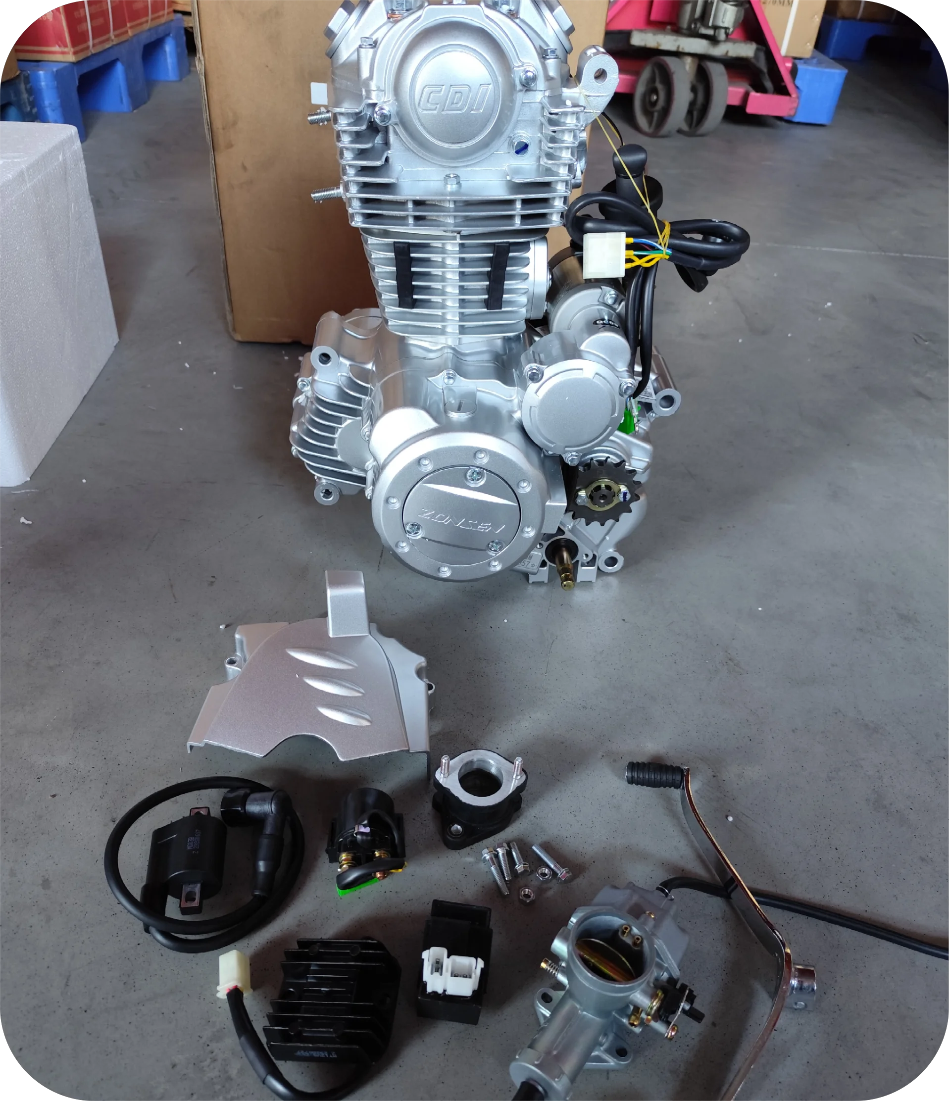 Zonsen Zs165fmm 250cc Cross Moto - Balance Shaft & Electric Kick Start