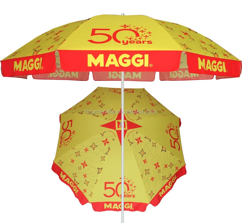 Coca Red 280g PVC Outdoor Parasol Umbrella, Sun Brand Umbrella