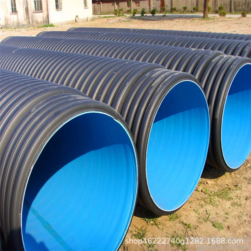 Plastic Black Polyethylene Drainage Culvert Hdpe Double Wall Large Size