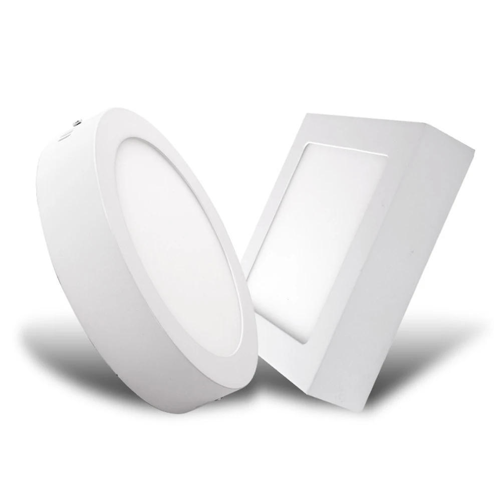 China Round square Led Ceiling Lamp Factory for Balcony Washroom 12w 18w 20w 30w Motion Sensor Surface Mounted Led Ceiling Light