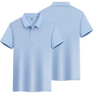 Wholesale Custom Logo Summer Solid Color Quick-Dry Cooling Waiter T-shirts Breathable Restaurant Work Uniforms Polo Shirts