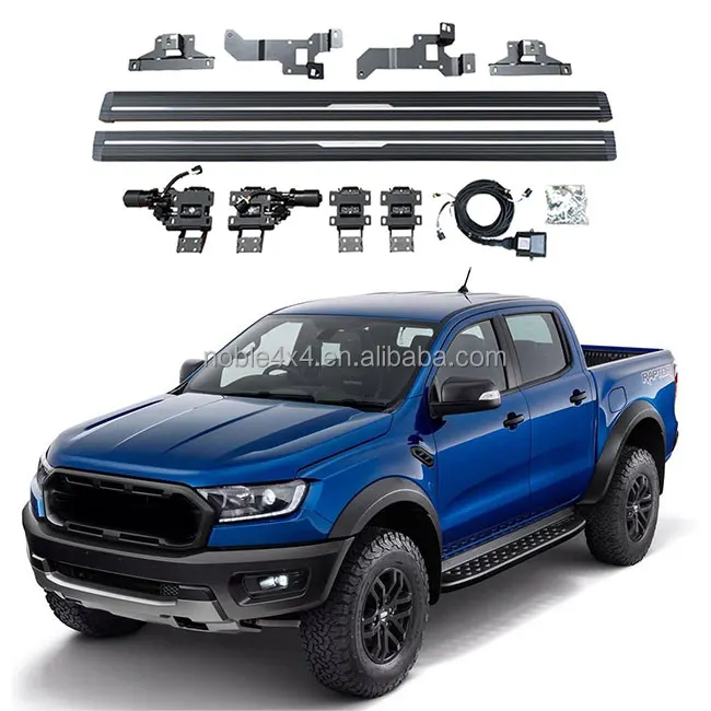 Noble Automobile Aluminum Accessories Electric Running Boards for FORD RANGER Side Step CREW CAB T7 T8 Foot Step