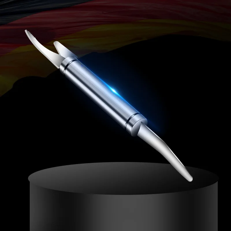 Кухонный гаджет 304 нож для креветок из нержавеющей стали для морепродуктов Hotpot домашний креативный нож для креветок