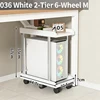 036 B-017 L Blanco 69cm 2 Capas 6 Ruedas